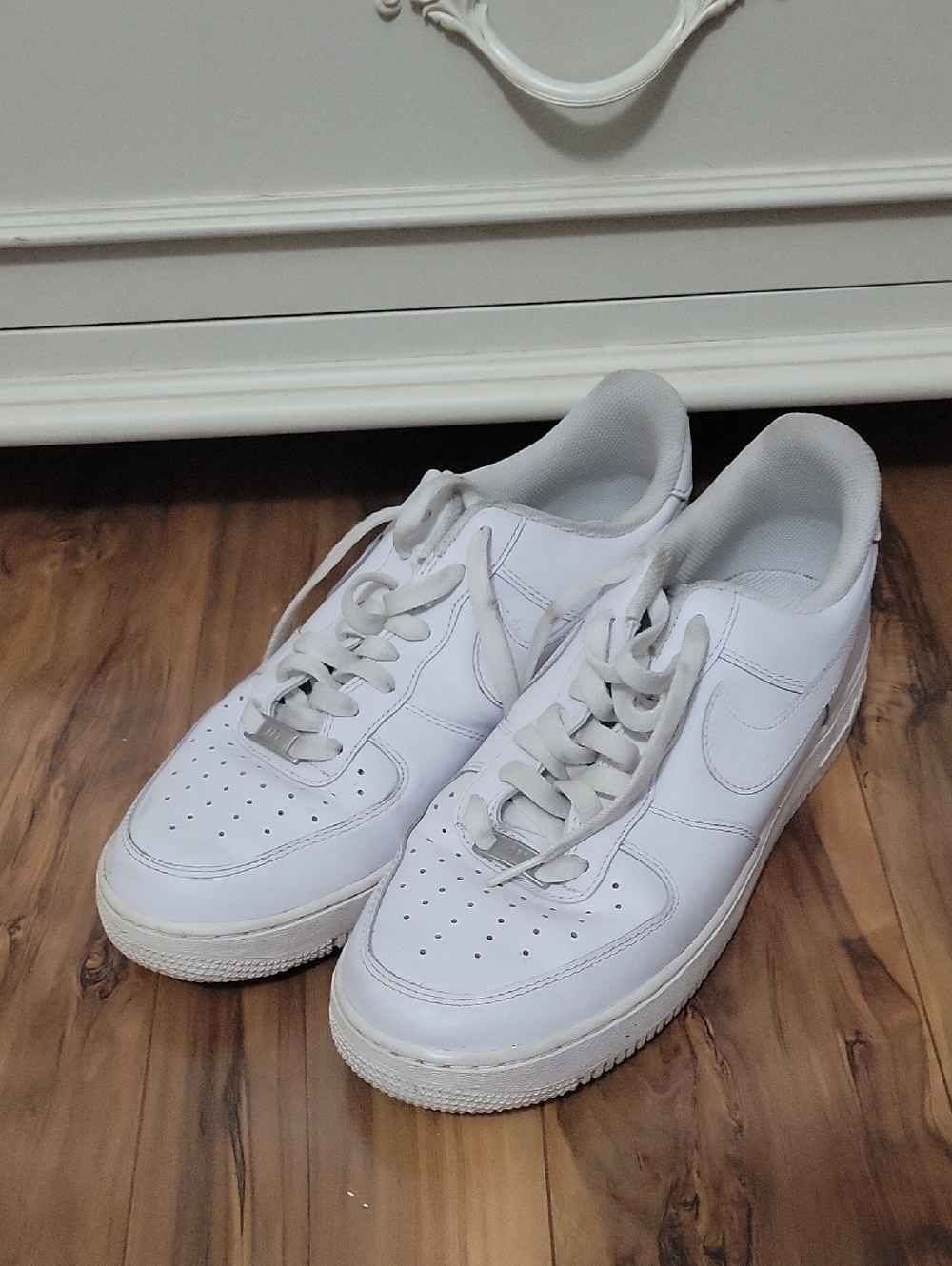 Nike Air Force 1's - All-White Low Top (US size 11)